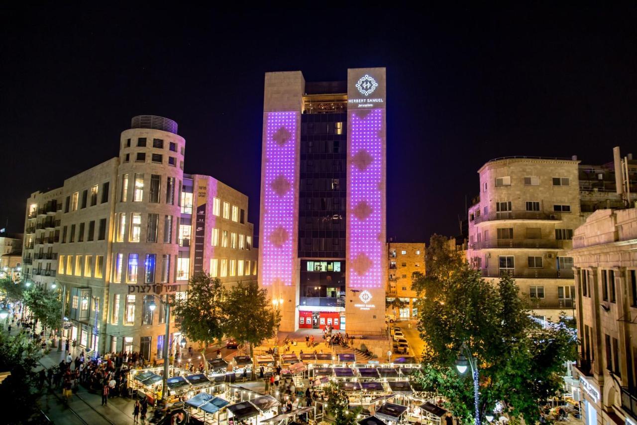 Herbert Samuel Иерусалим Экстерьер фото The building at night